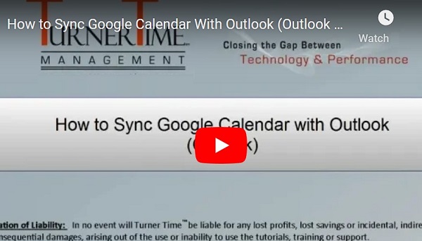 Sync Gmail Calendar With Outlook 2013 Tideheavy