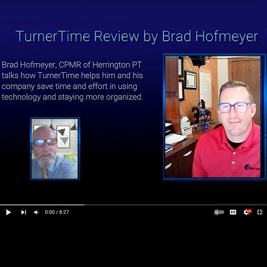 TurnerTime Review By Brad Hofmeyer, CPMR, Herrington PT