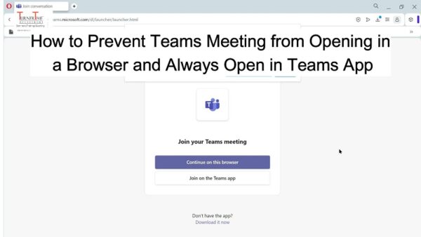 open microsoft teams meeting in browser